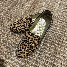 BIRDIES The Starling in Cheetah Woman’s Size 8 Shoes Slipper Flat Loafer 