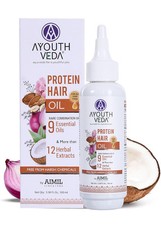 AYOUTHVEDA Protein Hair Oil for healthy Hair Grawth and deep nourishment 100ml.