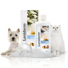 ICF Leniderm Shampoo per cani e gatti con infuso di avena Cura lenitiva per la
