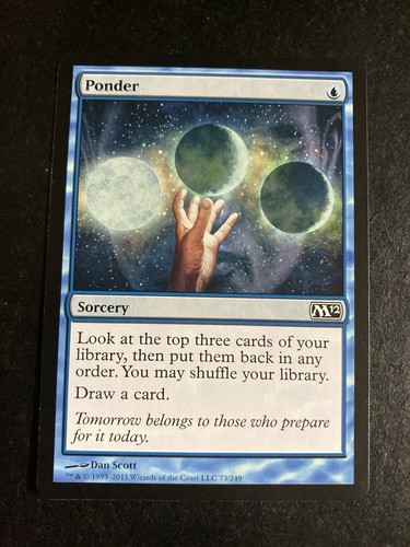 MTG - NM - PONDER X4 - Core Set M12 - Picture 8 of 9