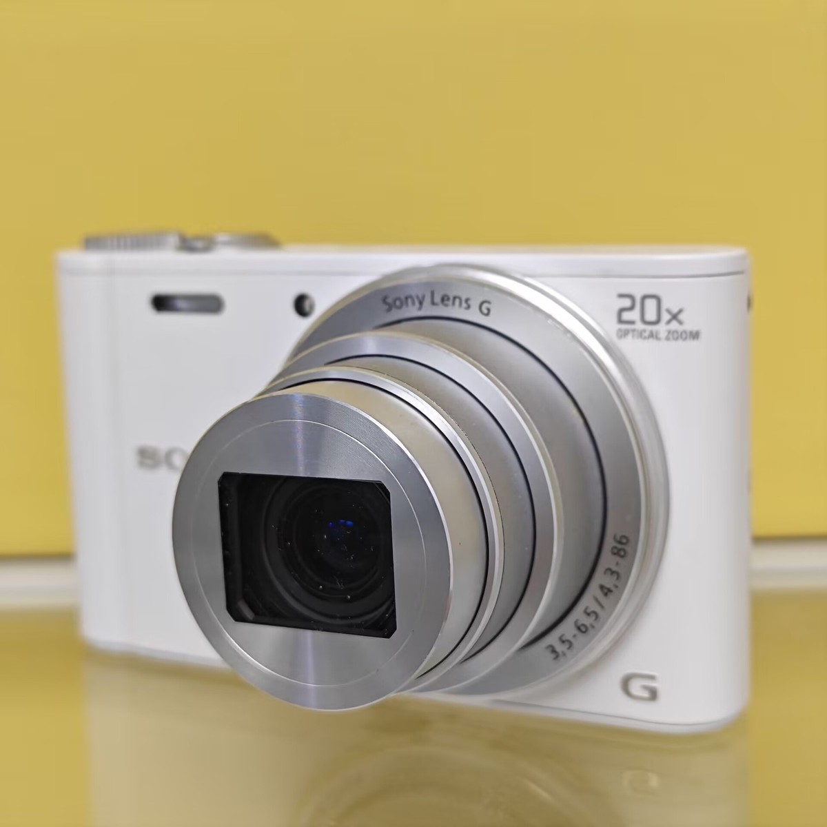 Sony Cyber-shot DSC-WX300 White Compact Digital Camera Wi-Fi & NFC