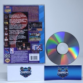 ESPN NBA Hang Time 95 CIB W/ Manual - Sega CD