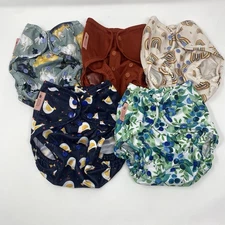 Petite Crown Cloth Diaper Covers Lot Of 5 Catcher OS Fits 10-40 lbs