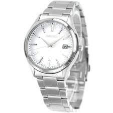 SEIKO SELECTION SBPX143 Sapphire Crystal Stainless Steel Solar Watch White Dial