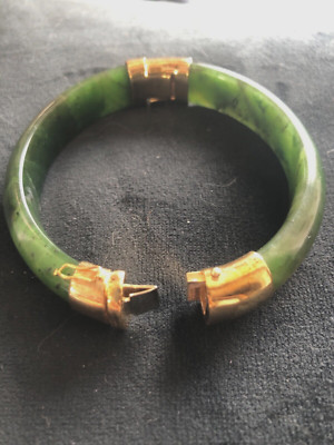 Armreif Armband Gold und Smaragd
