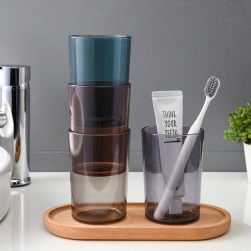 High-capacity Toothbrush Cup Solid Color Tooth Glass  Bathroom - 第 1/14 張圖片