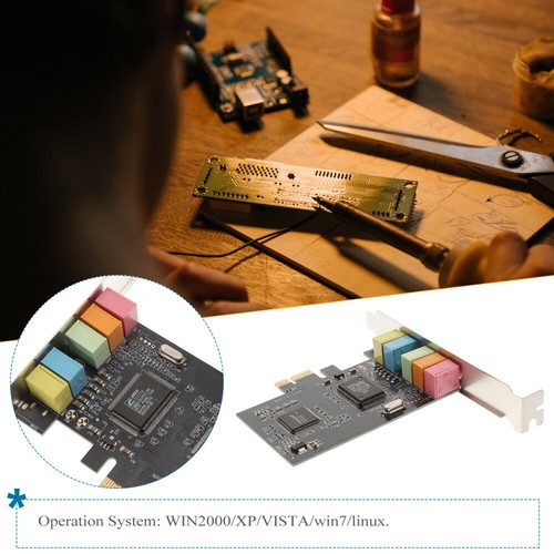 Son interne PCIe vers 5.1 avec support à profil bas 5 interfaces 6 son numérique - Photo 6/12
