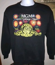 Vintage MGM Metro Goldwyn Mayer Florida Sweatshirt Neon Graphics Made In USA L