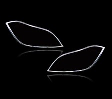 Chrome Headlights Trim Bezel Cover Surround For Mercedes Benz CLS-Class W218