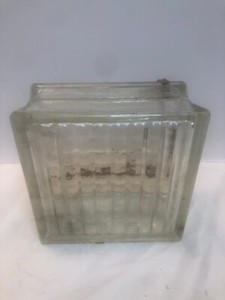 Glass Block 7-3/4" x 7-3/4" x 3-7/8 Lines