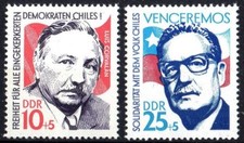 DDR Mi-Nr.: 1890-1891 - Solidarit&auml;t mit dem chilenischen Volk, **