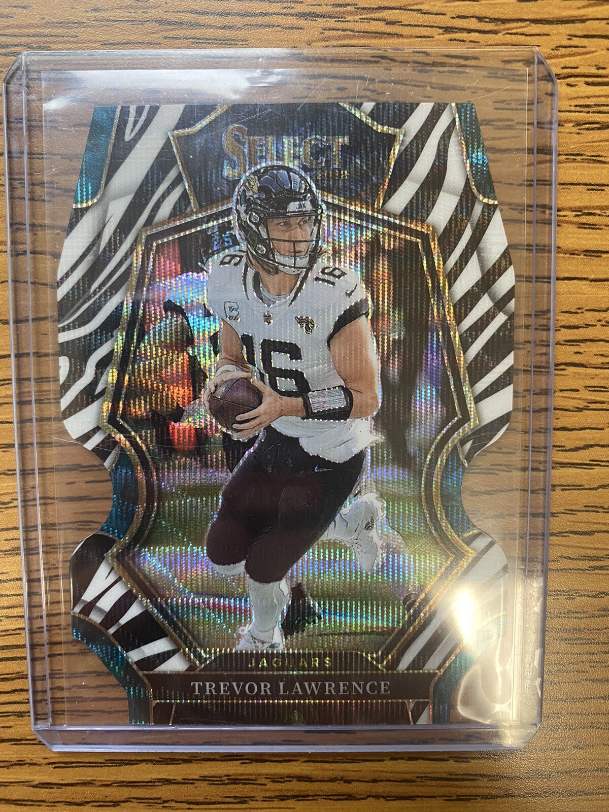 2022 Panini Select Trevor Lawrence Die Cut ZEBRA JAGS SSP Premier Level