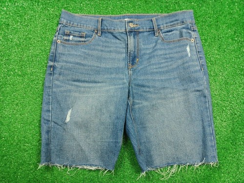 Ripped Denim Blue Jean Shorts | eBay