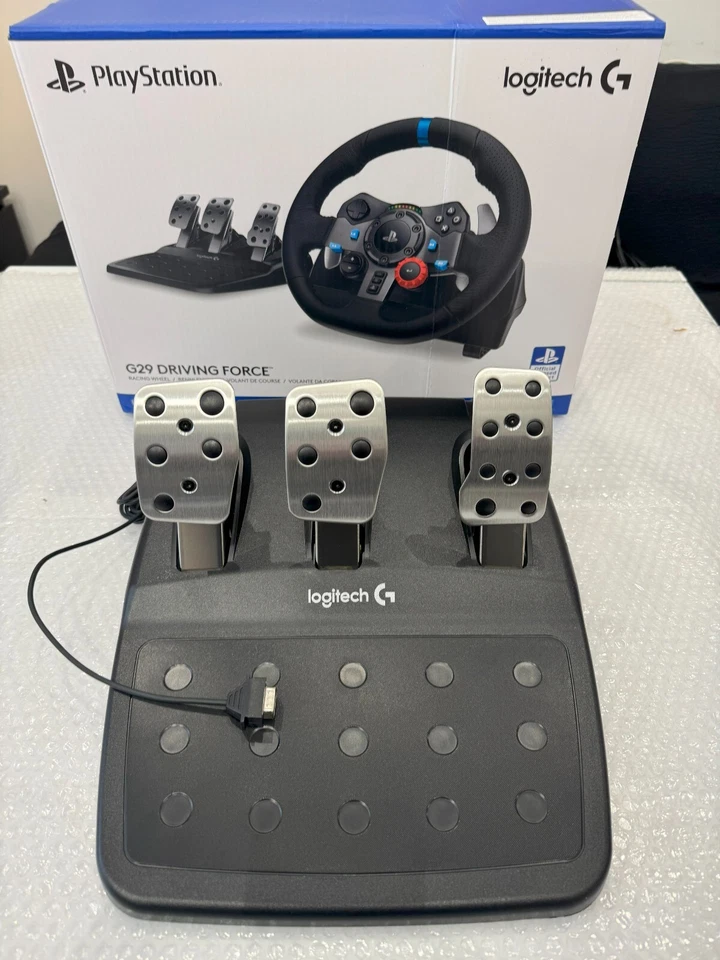 Logitech G29 Pedaliera Nuova in Confezione originale NO SERVO BASE - Immagine 4 di 4