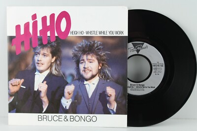 7'' Single - BRUCE & BONGO - Hi Ho - Heigh Ho - Rush Records 1986