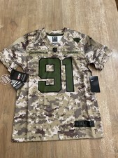 Nike Jacksonville Jaguars Jersey Salute to Service Camo Kids Youth Medium 10/12