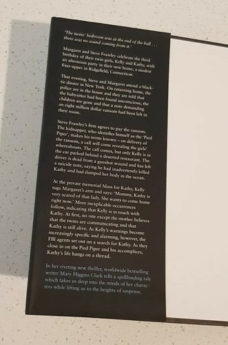 Two Little Girls in Blue by Mary Higgins Clark Medium Hardcover Book - Picture 9 of 10