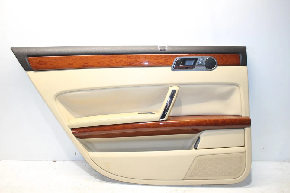 VOLKSWAGEN PHAETON 2004-2006 PANEL PUERTA LADO CONDUCTOR TRASERO MOLDURA OEM Foto 2 de 4