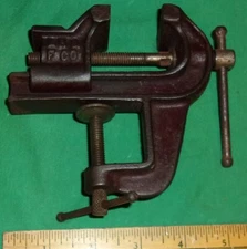 Vintage LH & F Co Vice Clamp No 1 Littestown Hardware & Foundry Hobby Jeweler