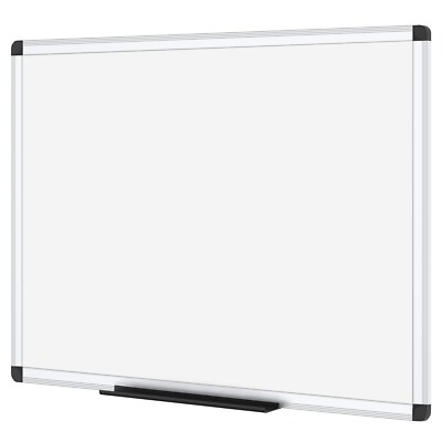 VIZ-PRO Magnetic Dry Erase Board 60 X 48 Inches Whiteboad Silver Aluminium Frame