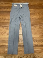 Vtg Angels Flight Tobias Kotzin Light Blue Pants Womens Slim Straight 32 XL  