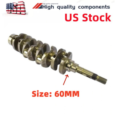 Crankshaft 60MM For Kubota V1903 V1903-B V1903E Engine New Holland L555 L553 US