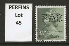 GB PERFIN - Lot 45 - QEII 3.5p machin "P A C" - good condition