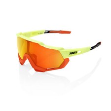 100 Sunglasses SPEEDTRAP - Soft Tact Oxyfire - HiPER Red Multilayer Mirror Lens
