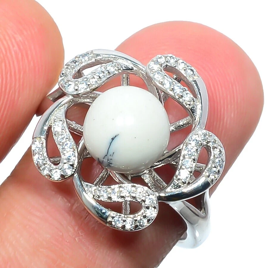 Howlite Fashion Rings