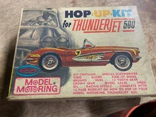 Vintage 1964 Aurora Model Motoring Hop-up-kit Box Only  Thunderjet 500