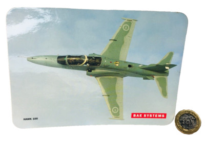 Aufkleber Flugzeug Hawk 100 BAE Systeme Flugzeug selten Vintage Flying ra