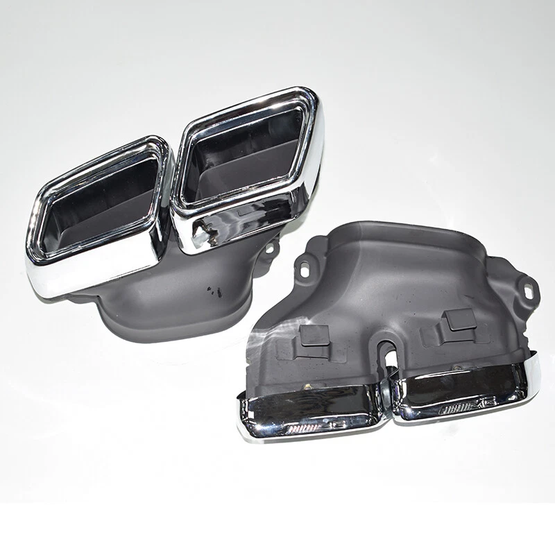 Tubo de escape con punta silenciador AMG para Mercedes Benz Clase E S E63 S63 W212 W222 Foto 4 de 4