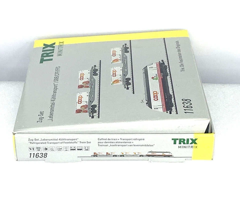 Minitrix N-Scale 11638  3 Piece Zug Set Lebensmittel Kuhltransport Reefer LN/Box - Image 2 of 4