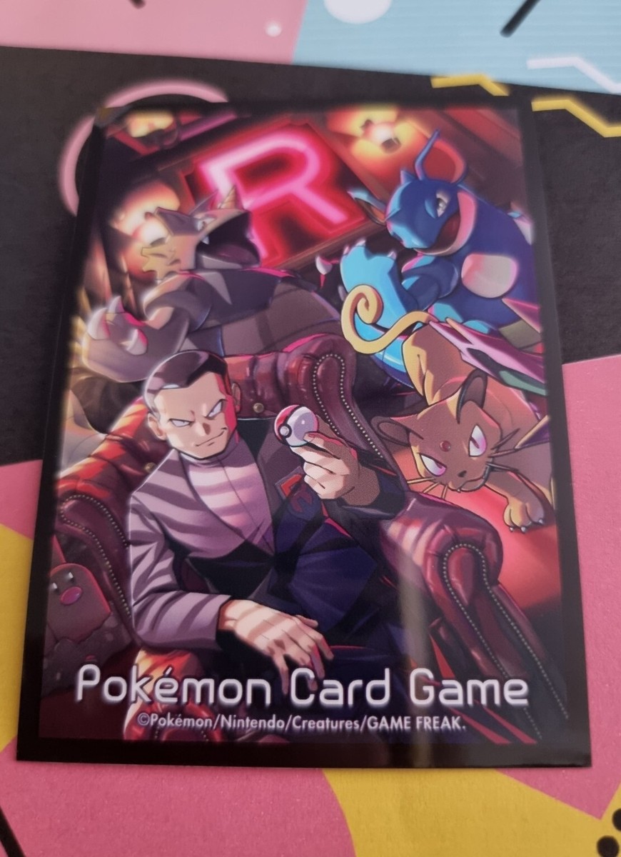 Japanese Pokemon Center Card Deck Sleeve Shield Team Rocket