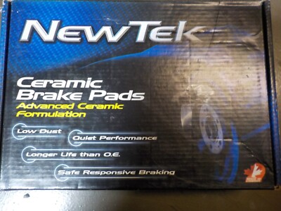 NEWTEK CERAMIC BRAKE PADS SET OF 4 CRD199 SCD199 #GBB2 FORD LINCOLN FRONT