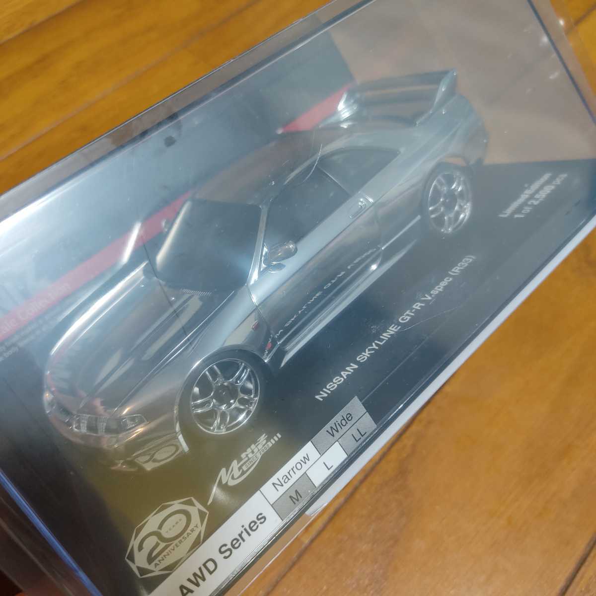 ミニカー Nissan Skyline GT-R V-Spec R33 Mini Z 20th Anniversary Model Nissan Skyline GT R V Spec