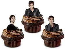 Damon Salvator Vampire Diaries Standup Cup Cake Toppers Edible Party Decorations