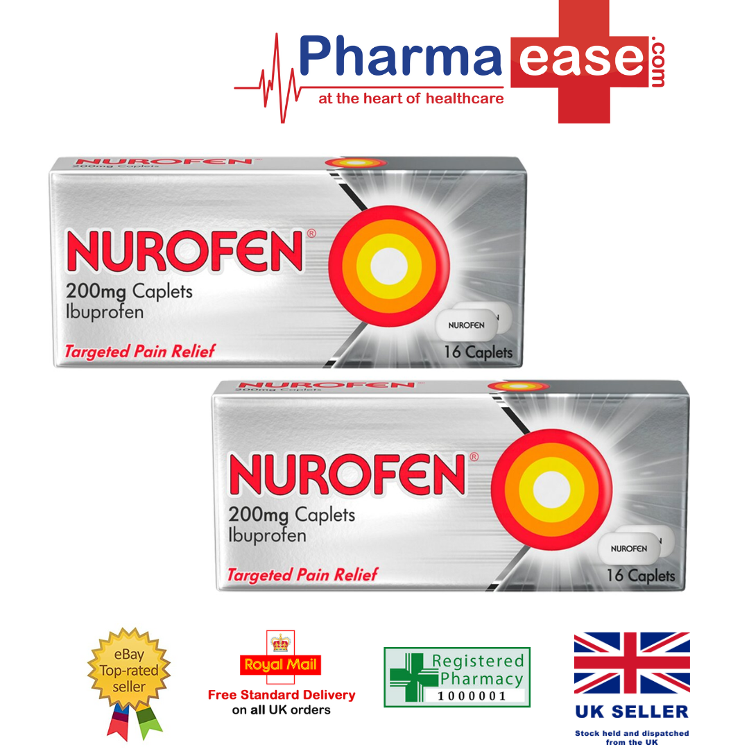 Nurofen 200mg For Pain Relief/Anti Inflammatory/Migraine Pain 2 x