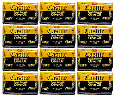Castile Beauty Soap with Olive Oil - 3.9 oz (12 Pack)