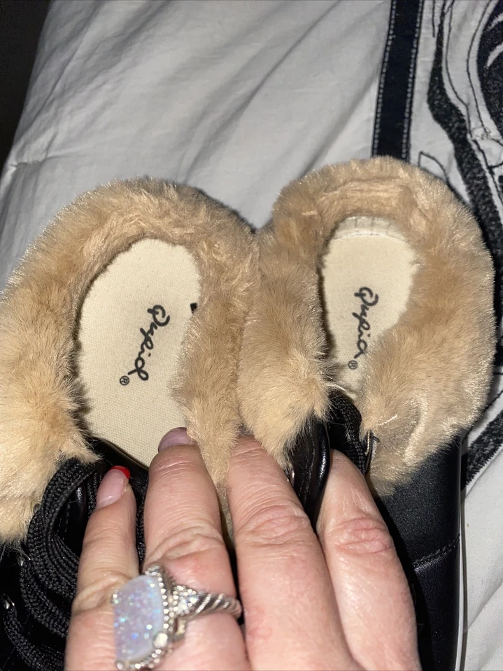 Zapatillas sin cordones negras QUIPID para mujer talla 9 Foto 2 de 4