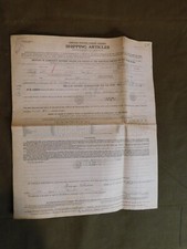 US Coast Guard Shipping Articles Document The Liberty Glo 1946 - Must See