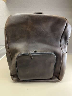 This Is Ground Venture Leather Backpack This leather backpack has enough space for your tech and  main image 2
