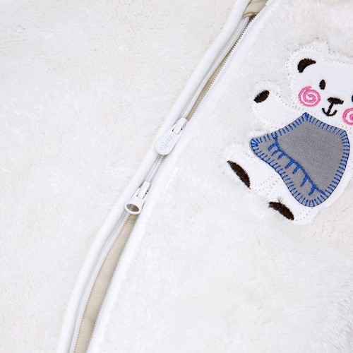 Vine Cute Fluffy Newborn Baby Boy Girl Bear Hooded Romper Jumpsuit Bodysuit - Picture 8 of 16