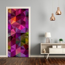 Removable Home Decor Door Wall Sticker Self Adhesive Modern Waves abstraction