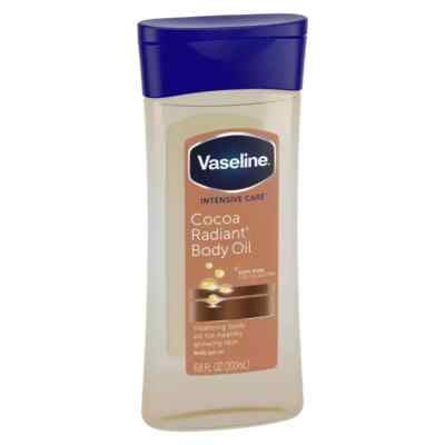 Vaseline Intensive Care Radiant Body Oil Gel with Cocoa Butter for DrySkin 6.8fl