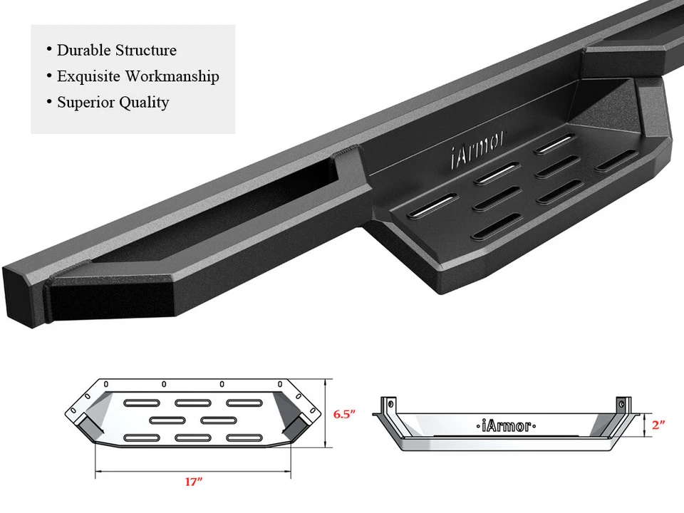 iArmor Pocket Steps Steel Armor for 05-20 Chevy Suburban GMC Yukon XL Avalanche Foto 3 de 4