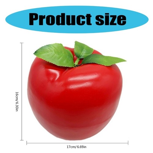 Decorative Realistic Apples Replicas for Event Decorations Portable Foam Fruit - Picture 8 of 8