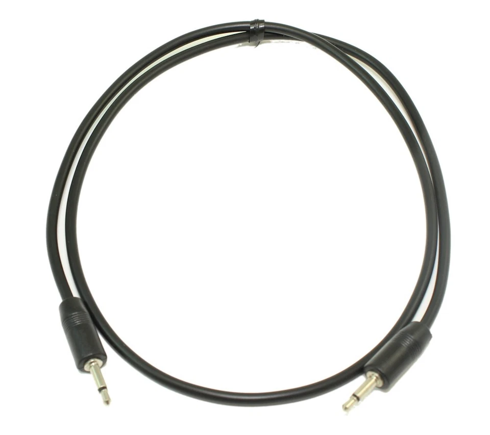 2ft 2.5mm SLIM MONO TS (2 conductor) Male to Male Audio Cable - Image 2 of 3