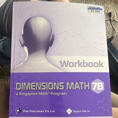 Dimensions Math 7B Workbook Singapore Math Star Publishing Middle School