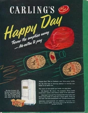 Magazine Ad - 1947 - Carling's Red Cap Ale - (#2)